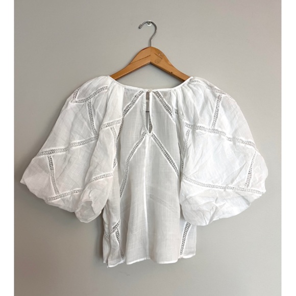 Spring-Perfect Lace Top [Frame, Like New, M] - Picture 3 of 7